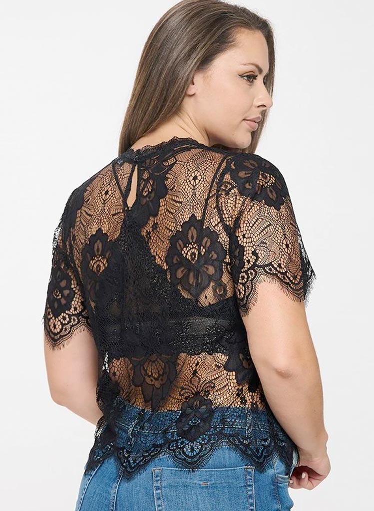 Scarlet Lace Top