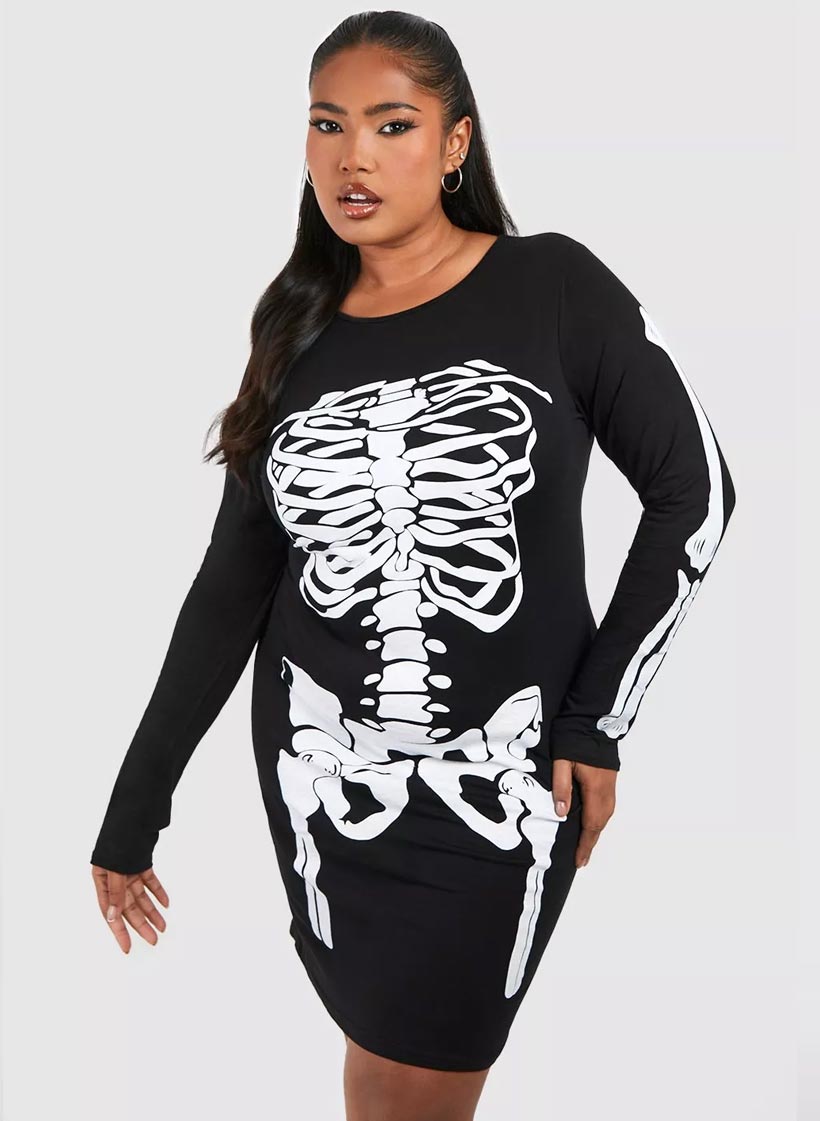 Skeleton Babe Kjóll
