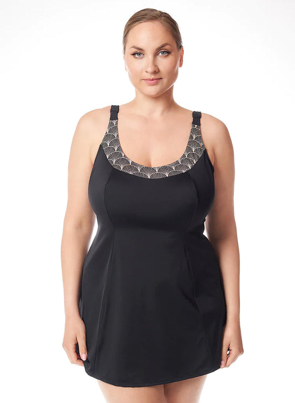 Seashell Tankini - Curvy & Stout