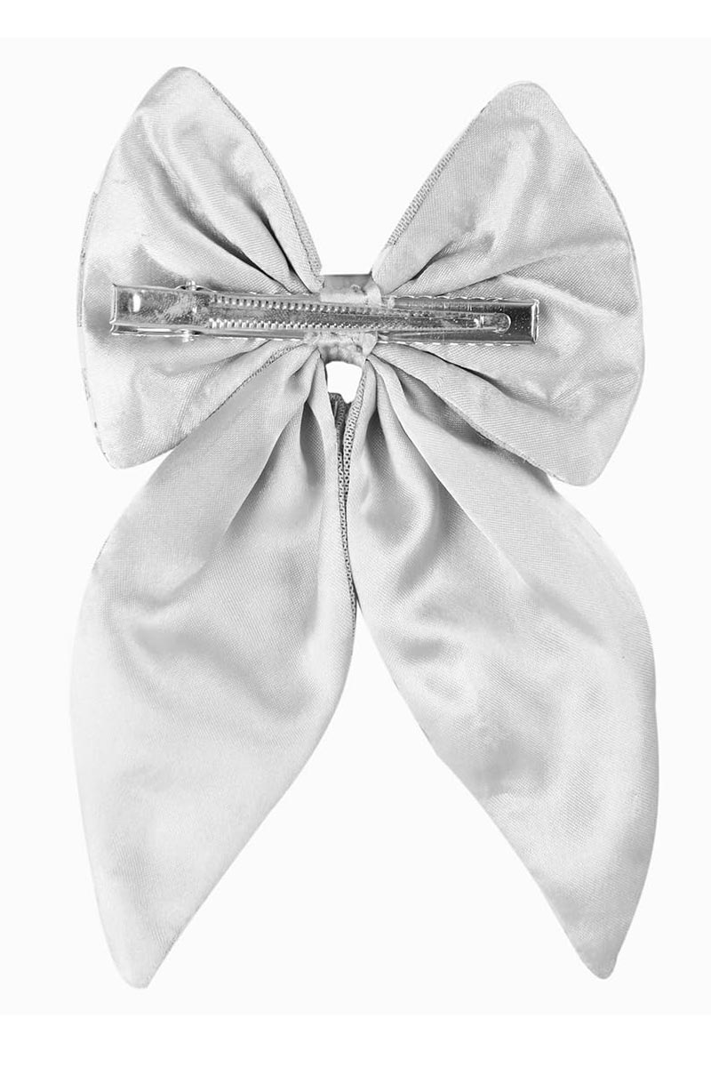 Sequin Bow Hárspenna