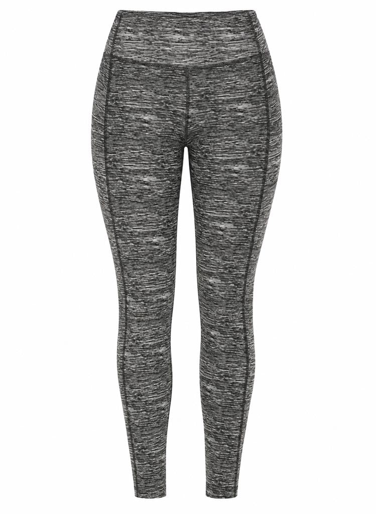 Yoga leggings m/vösum - Shadow