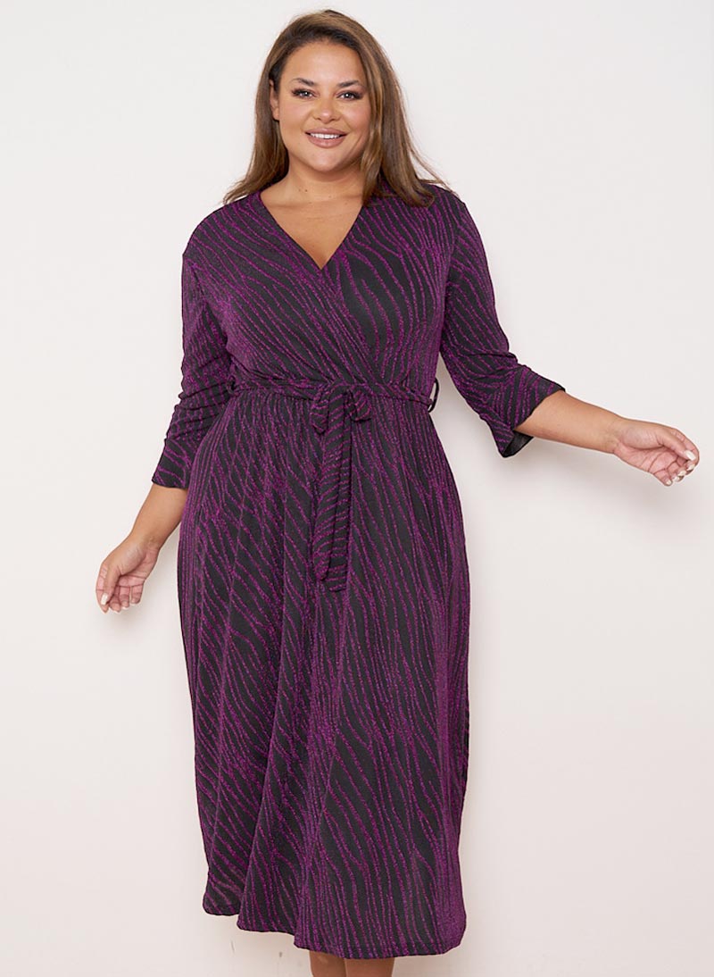 Purple Shimmer Pocketful Kjóll