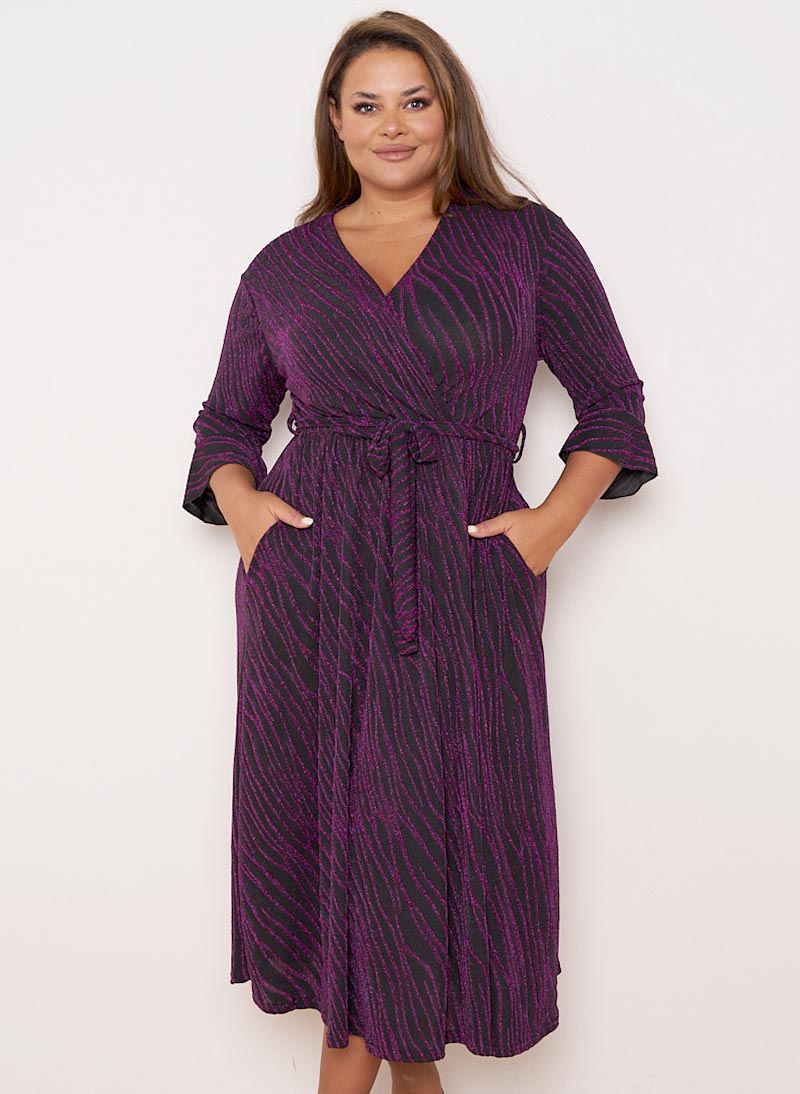 Purple Shimmer Pocketful Kjóll