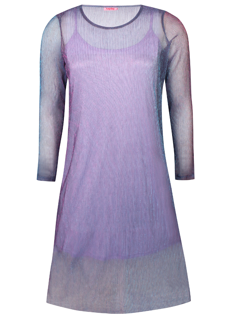 Stine Purple Shimmer Kjóll