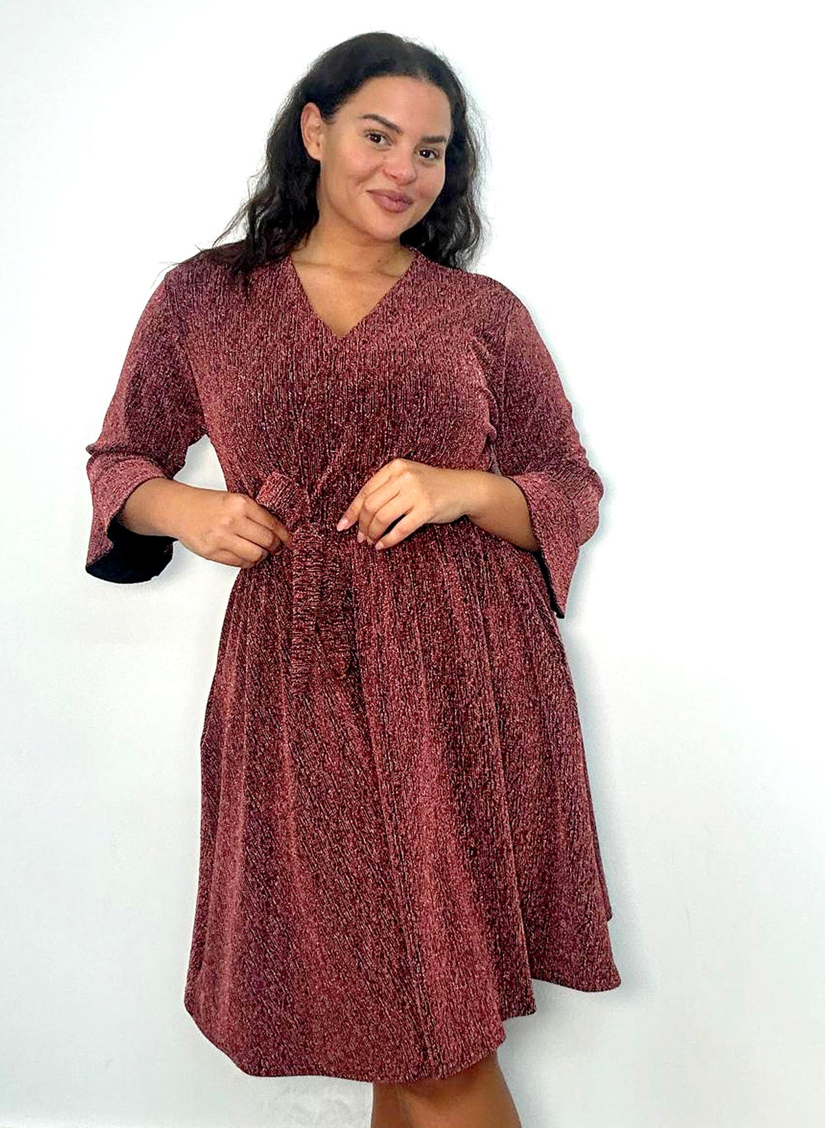 Lurex Short Pocket Kjóll