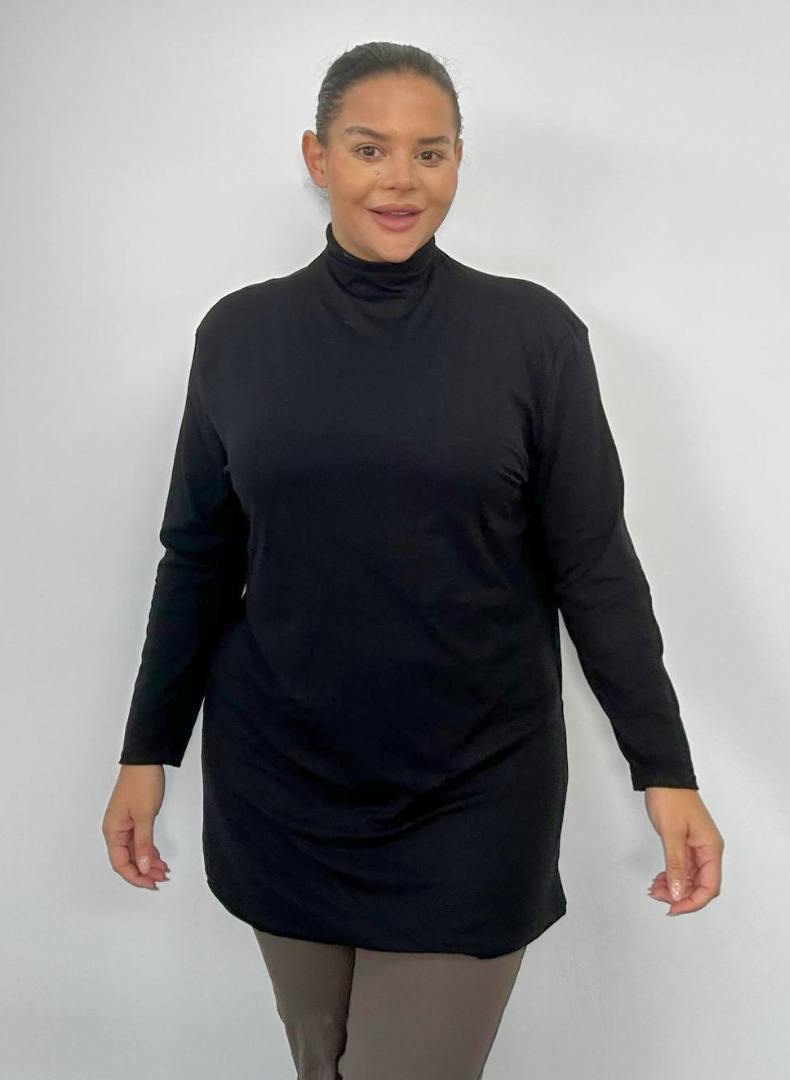 Mock Neck Toppur