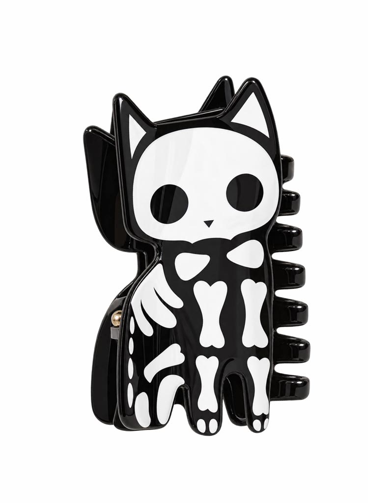 Skeleton Kitty Hárklemma