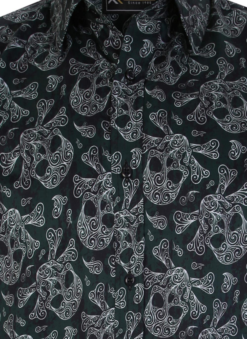 Retro Skull Stutterma Skyrta