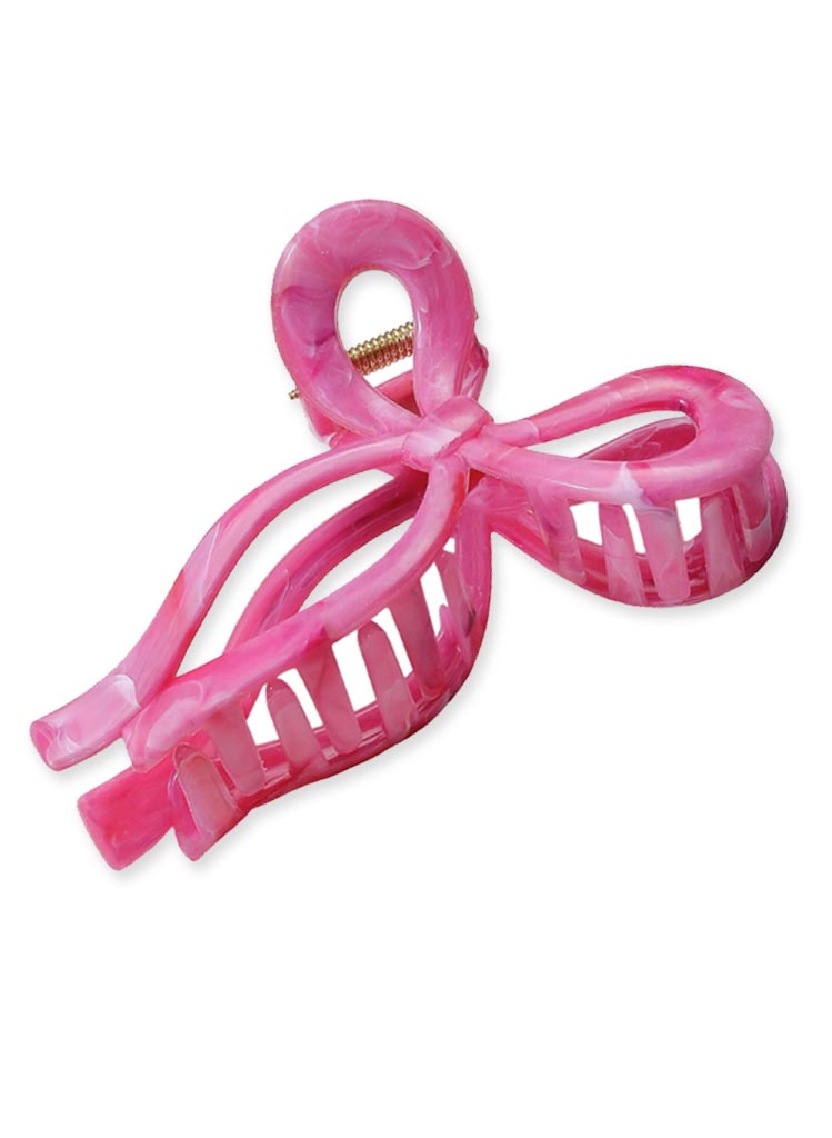 Bleik Slaufu Hárklemma