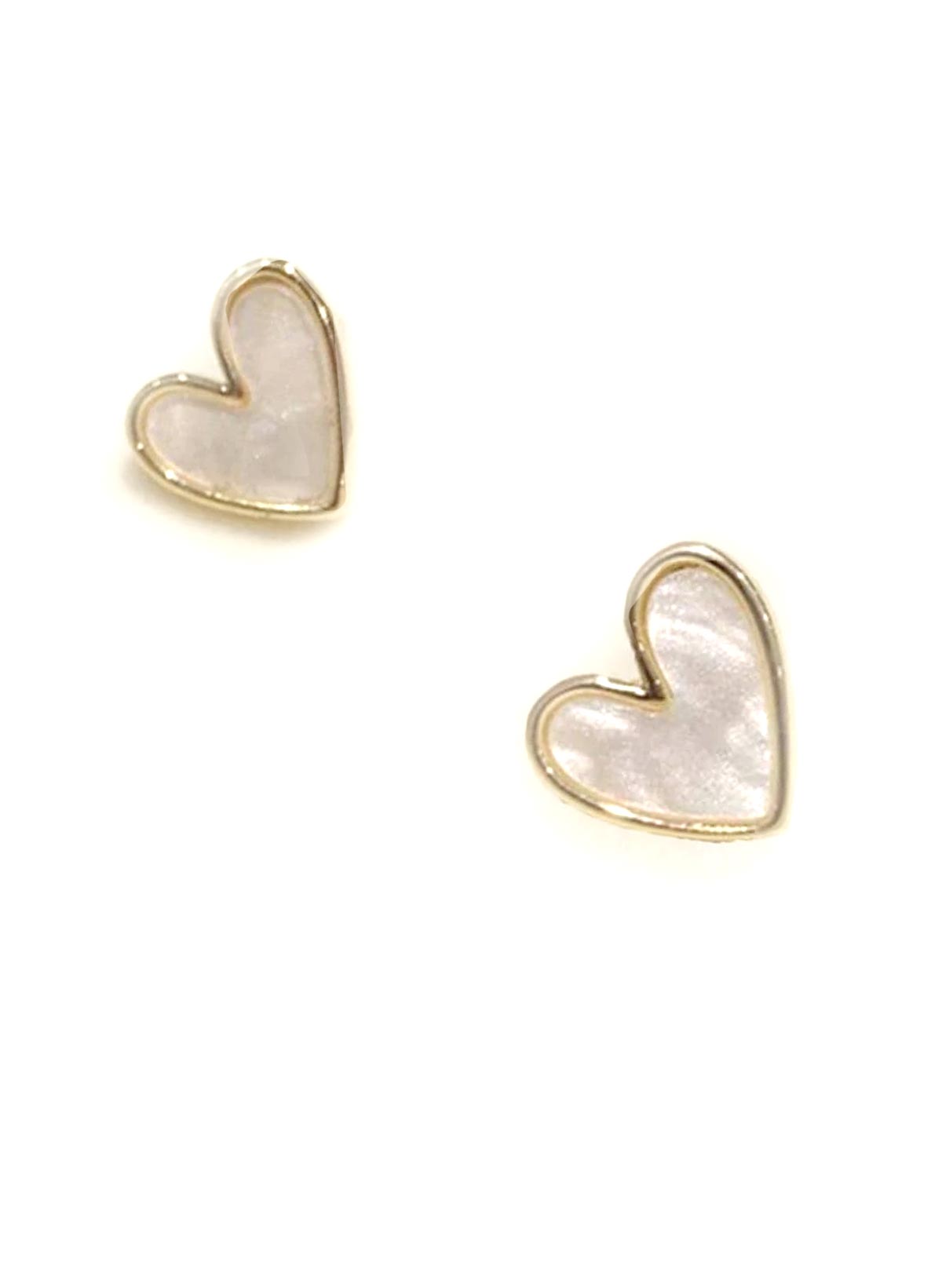 Pearly Heart Eyrnalokkar