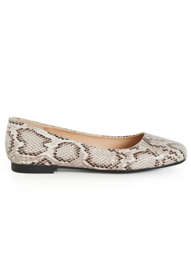 Snake Ballerina - Wide Fit