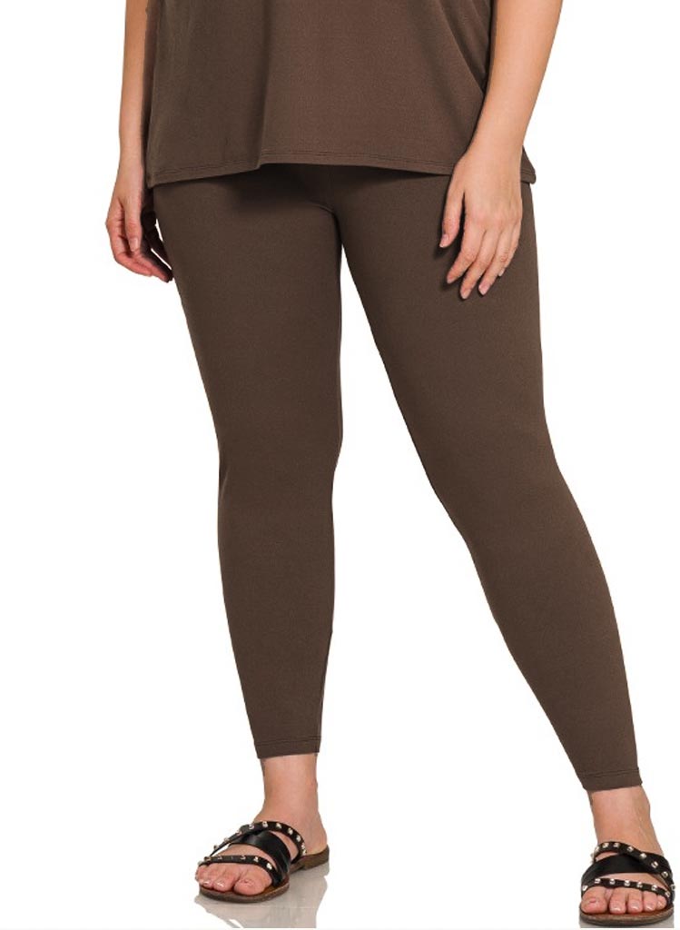 Soft Leggings - Chocolate