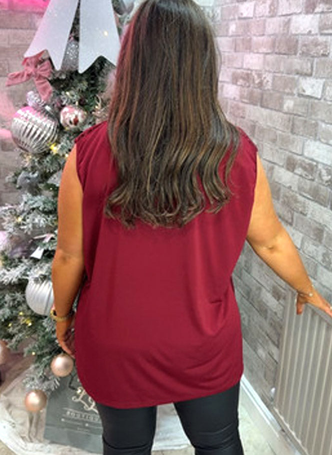 Selena Pallíettu Toppur