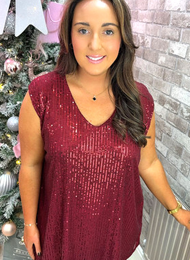 Selena Pallíettu Toppur