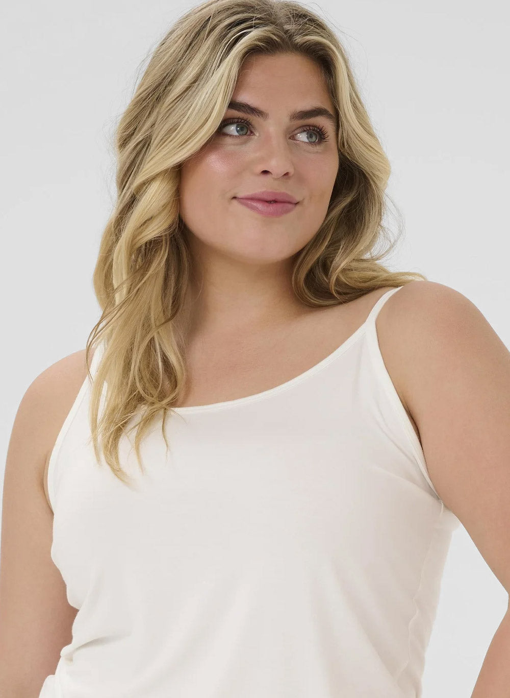 Jena Strap Dress - Hvítur