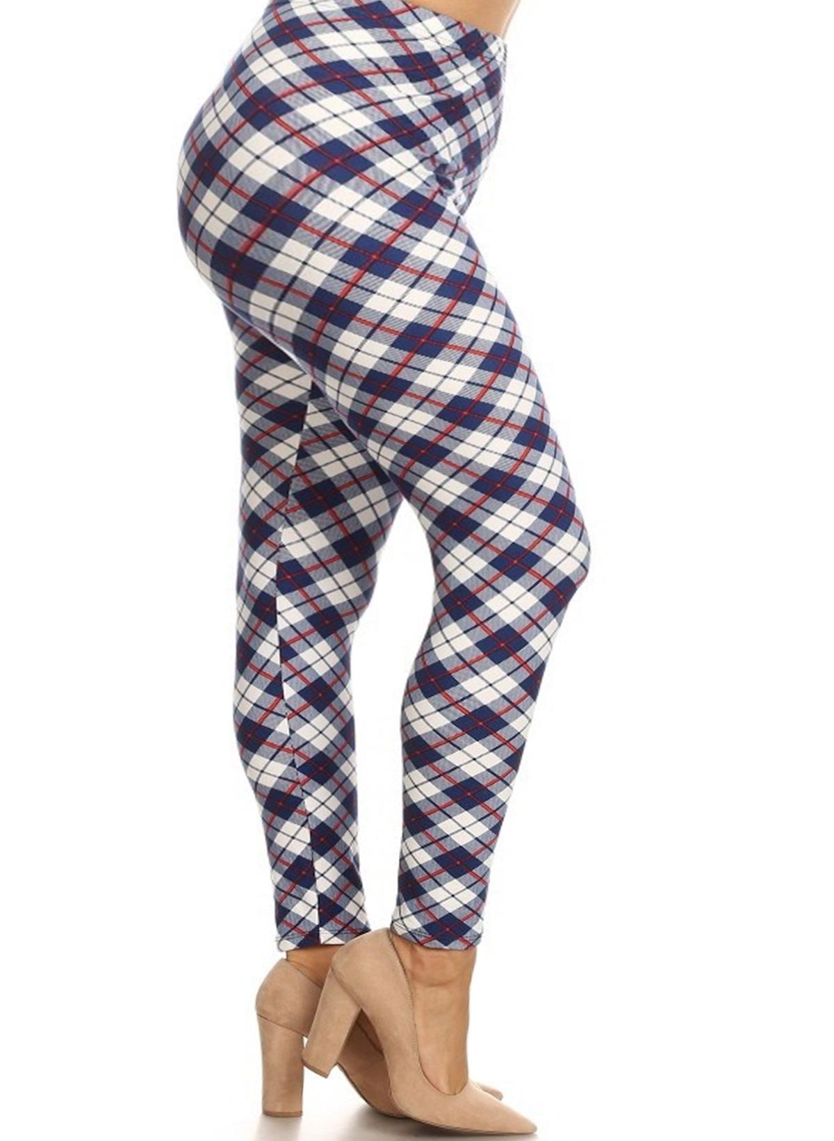 Soft Leggings - Festive Tartan