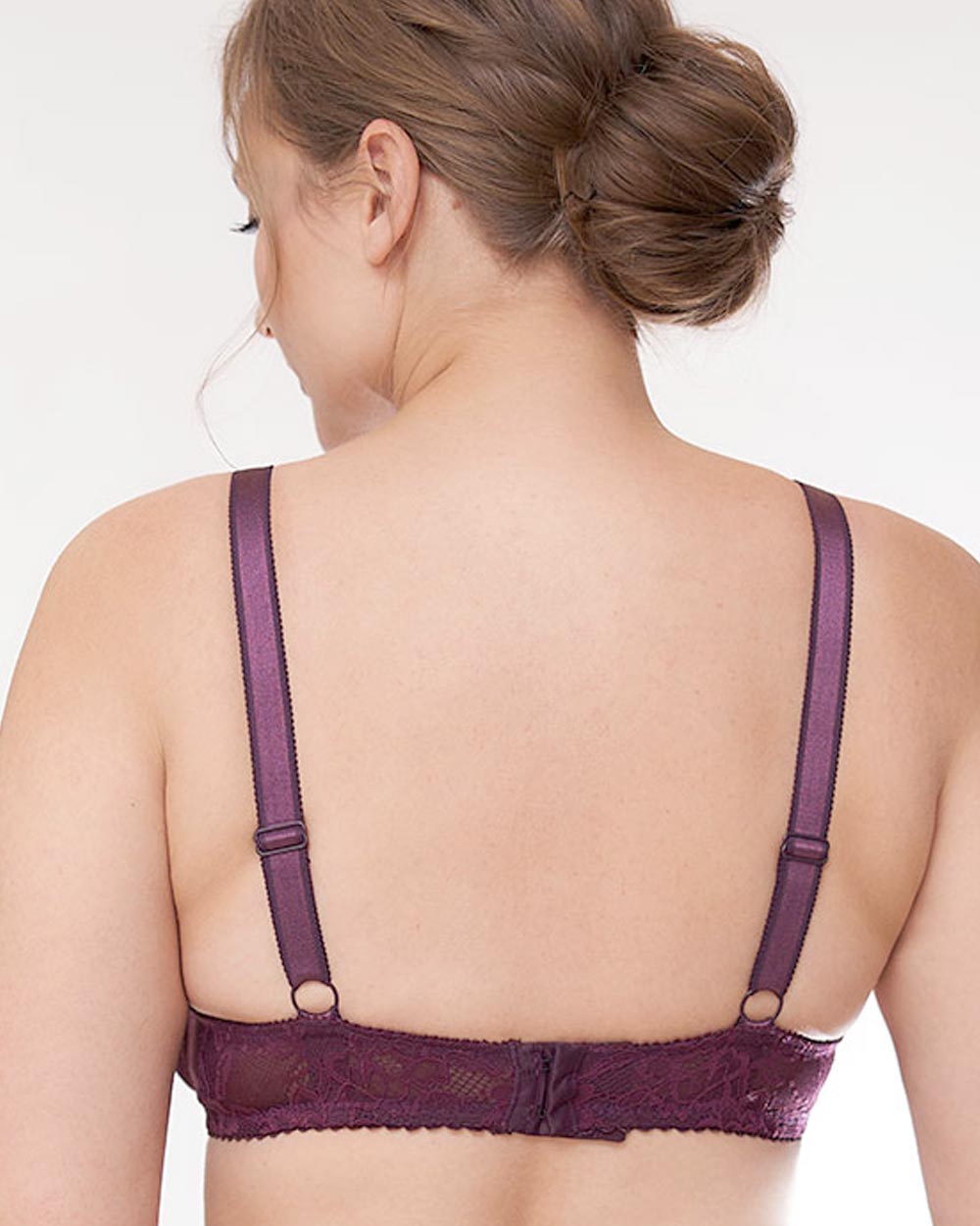 Valentine Triangle Bra - Dark Cherry