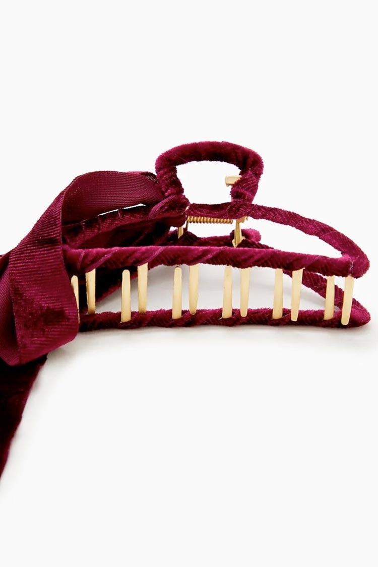 Velvet Bow Hárklemma