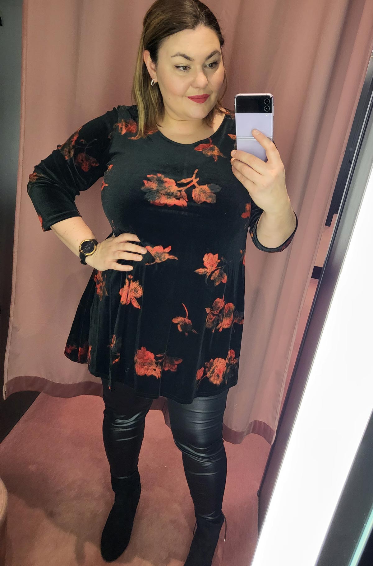 Nouvelle Velúr Túnika