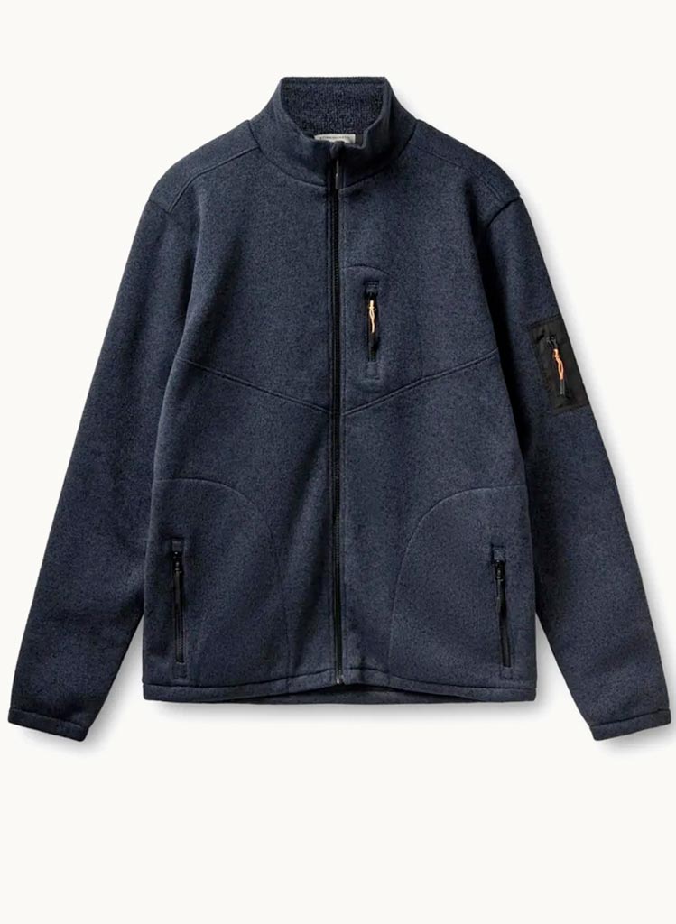 Navy Windstopper Fleecejakki