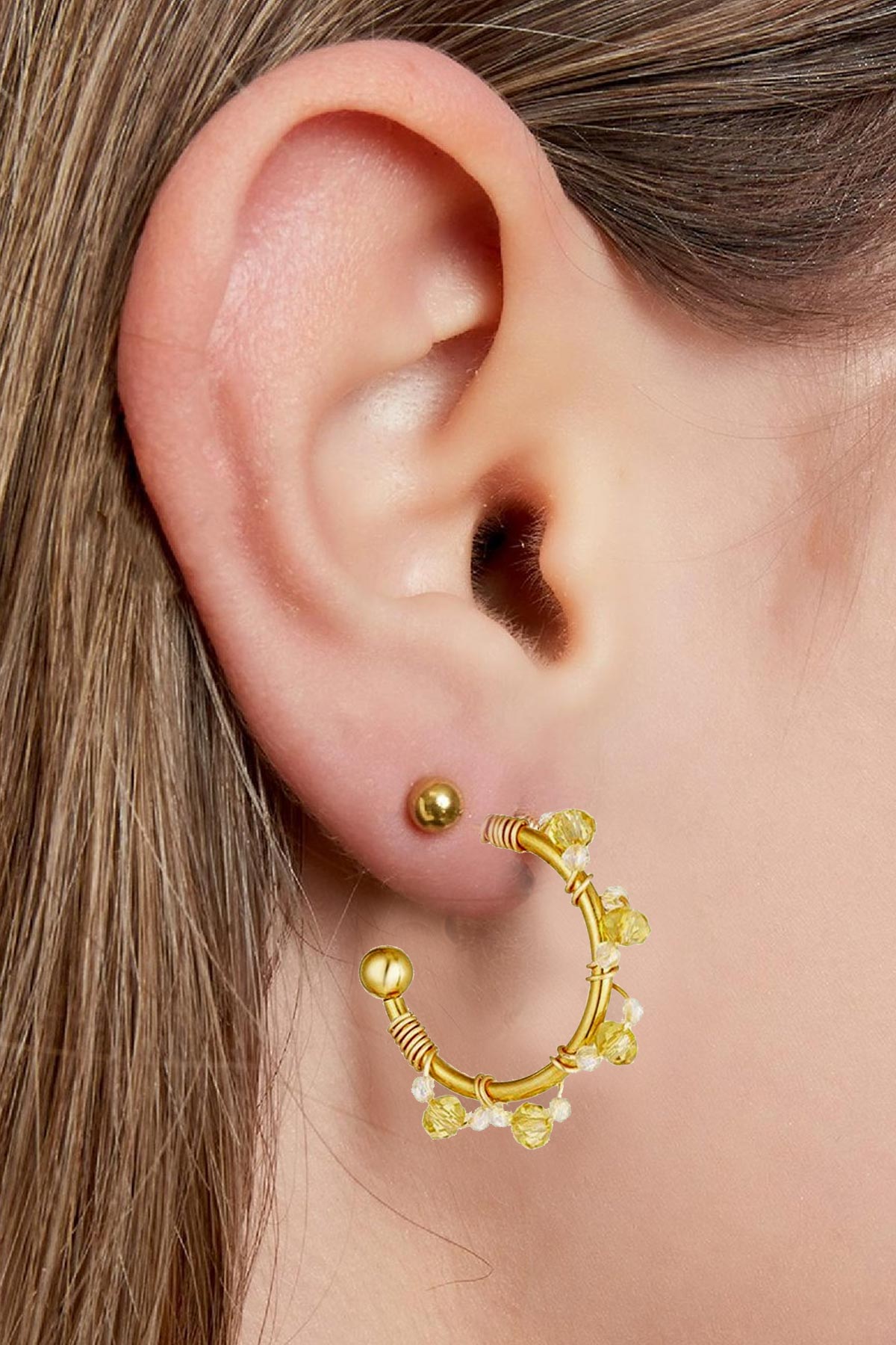 Yellow Beads Hringir