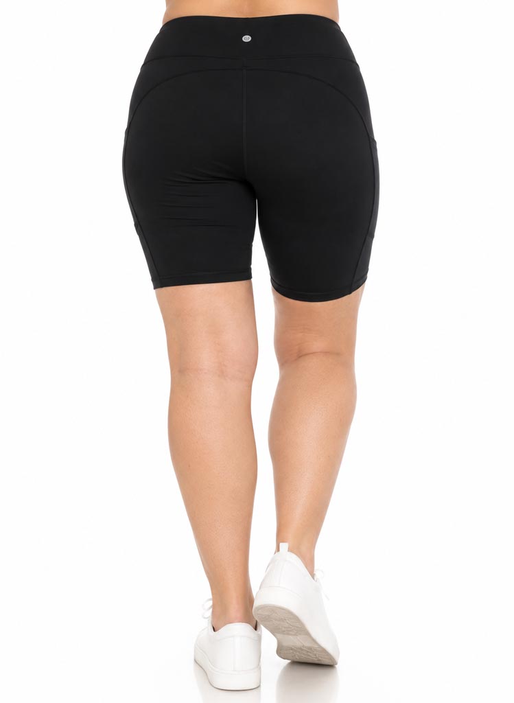Yoga Hjólabuxur m/vösum