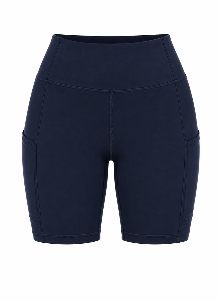 Yoga Hjólabuxur m/vösum