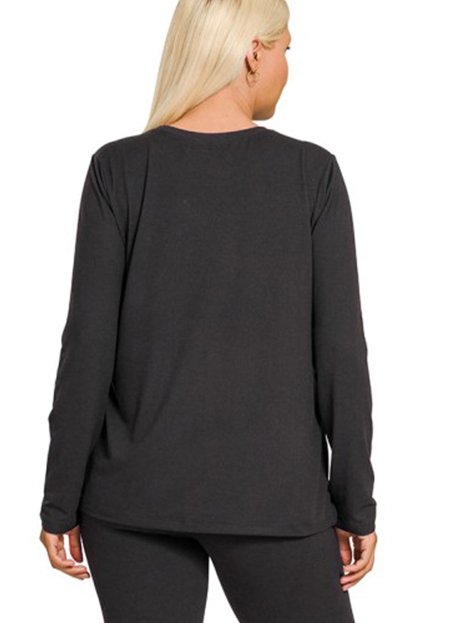 Zenana Soft Síðermabolur