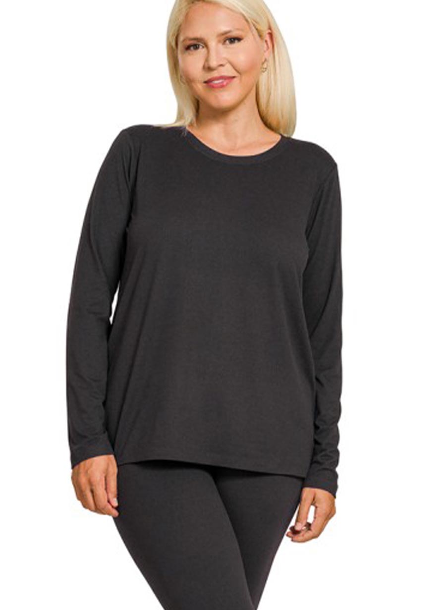 Zenana Soft Síðermabolur