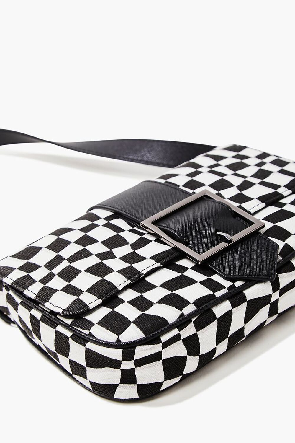 Wavy Checkered Handbag