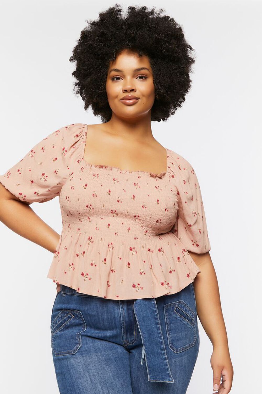 Cottage Core Top - Rose