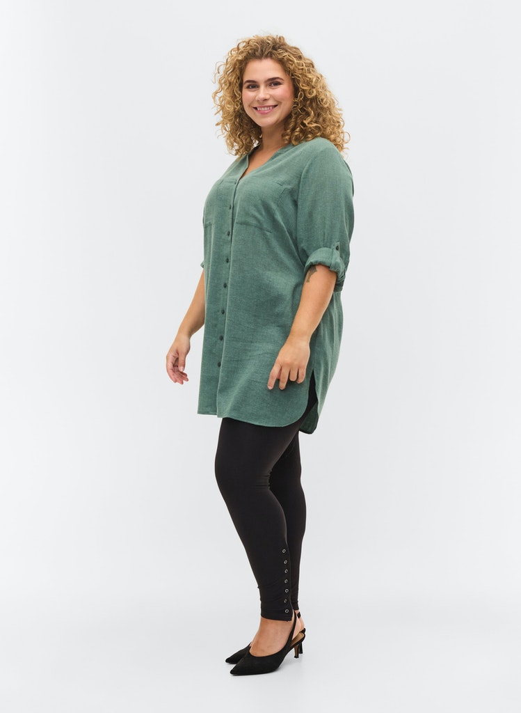 Button Viscose Leggings