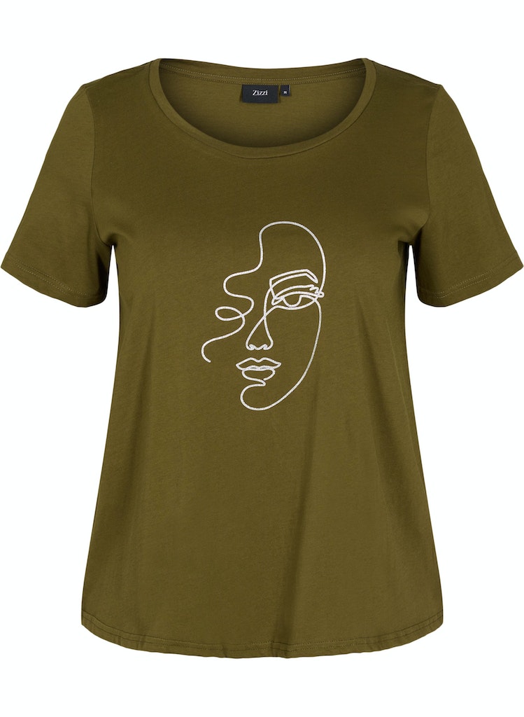 Shimmer Face T-shirt
