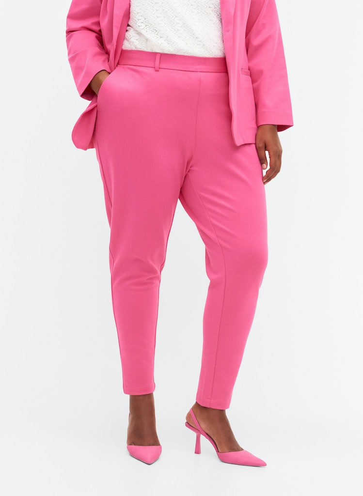 Maddie Cropped Buxur - Pink